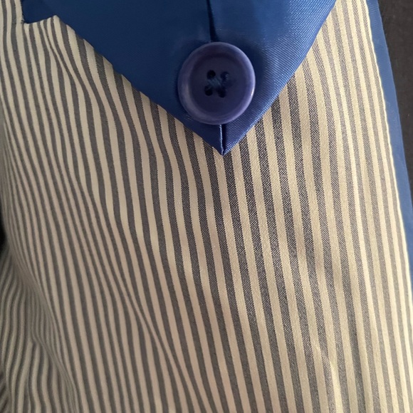 J. Crew Blue Parke Wool One Button Women’s Blazer Sz 12 - Picture 3 of 6